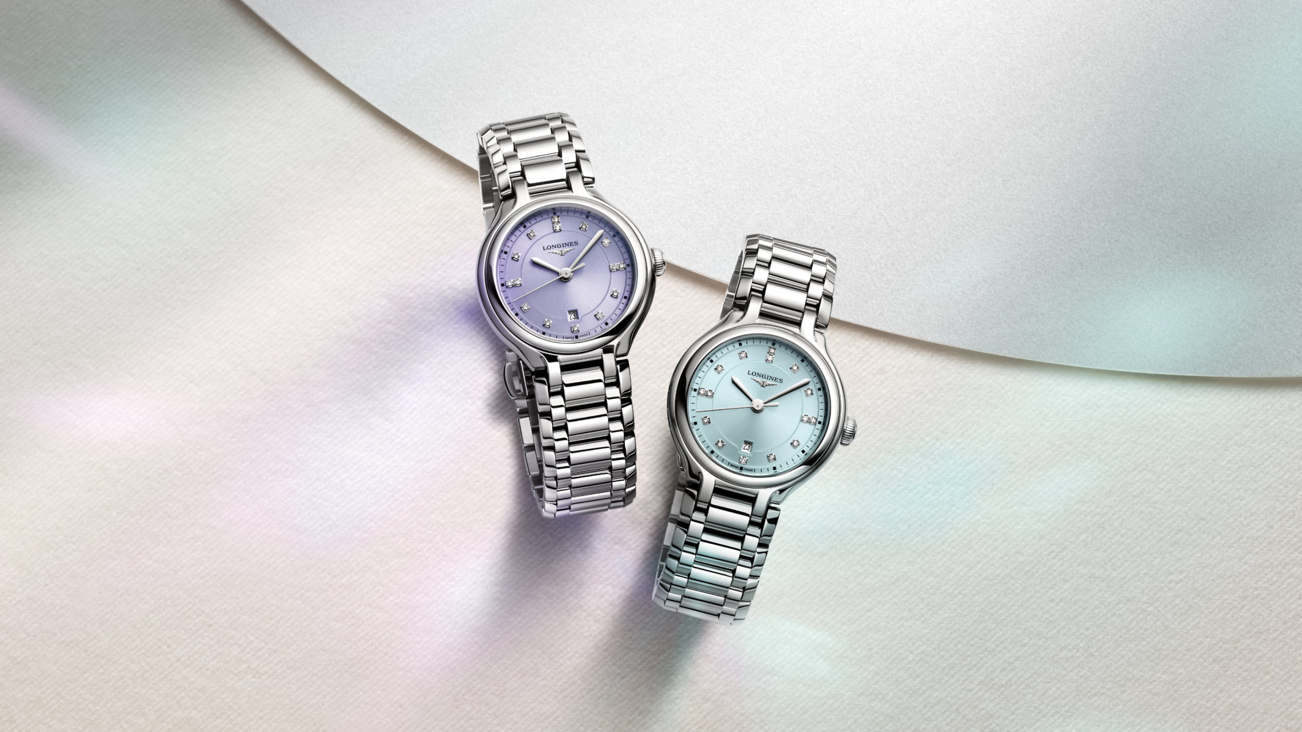 月のパワーを宿すお守りジュエリーウォッチ「ロンジン プリマルナ」 ホリデーを輝かせる新作セレクション発表 ― 可憐に煌めくミントブルーとラベンダーモーブモデル登場 ―