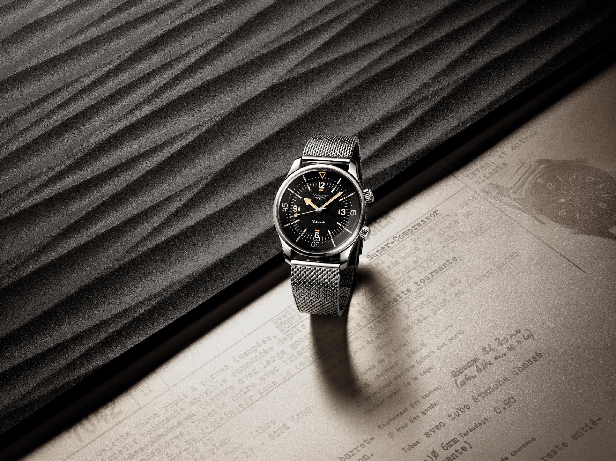 1959年製の歴史的ダイバーズウォッチを完全に復刻した   「ロンジン レジェンドダイバー 59」が誕生