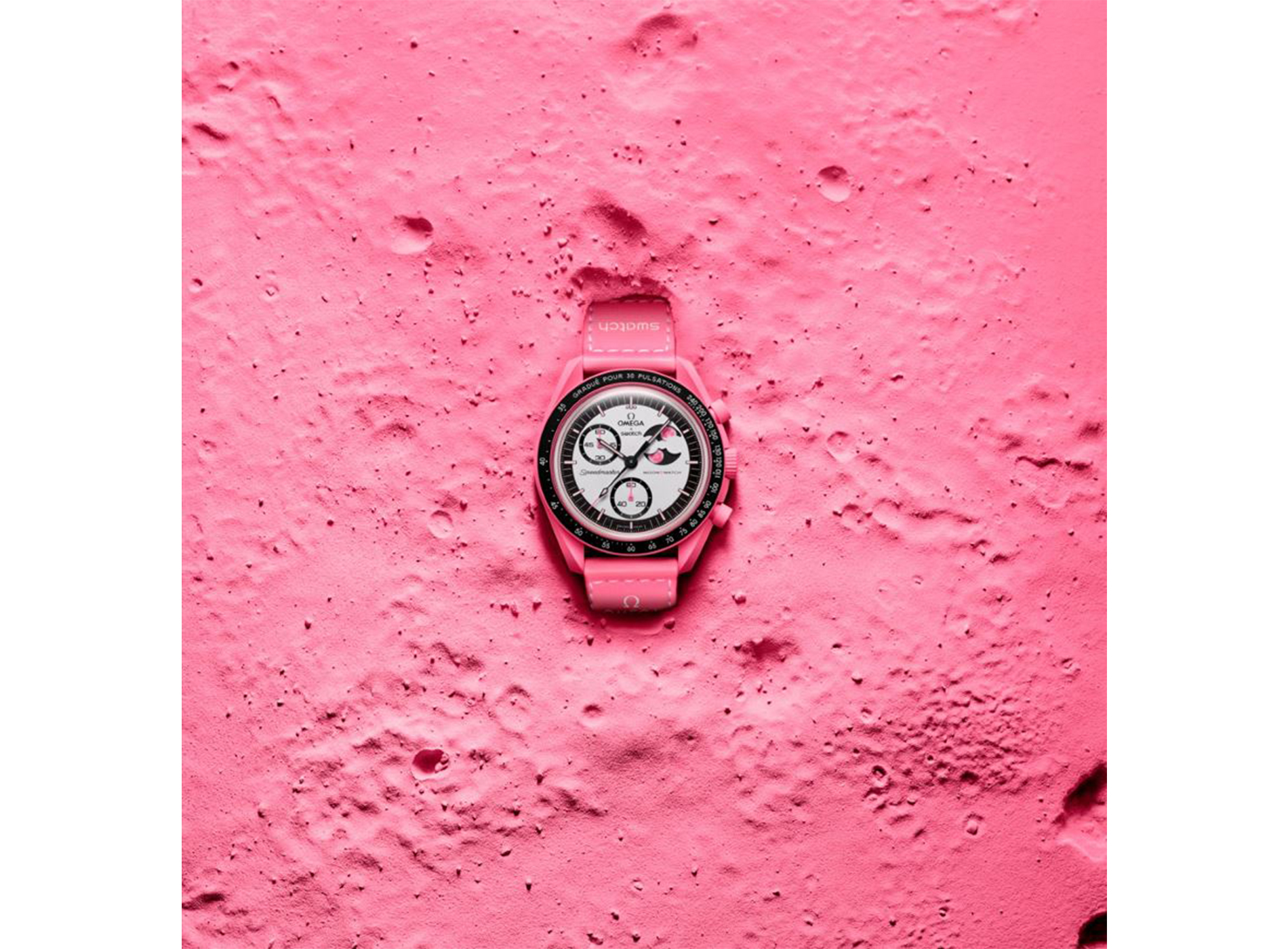 OMEGA×Swatch 『MISSION TO THE PINK MOONPHASE』が 4月1日より限定発売