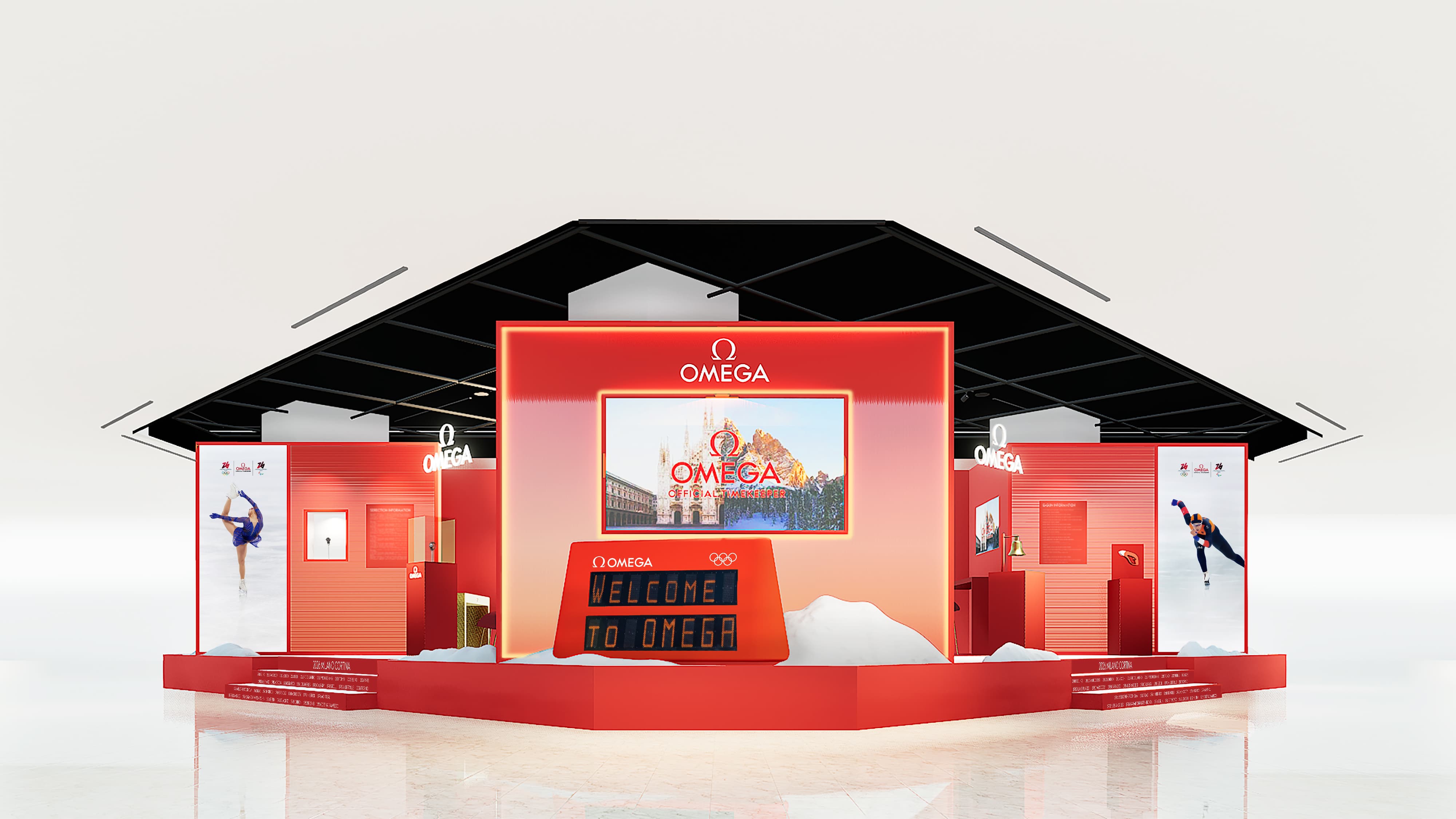 伊勢丹新宿店 本館1階 ザ・ステージにて 「オメガ ミラノ・コルティナ2026」を開催